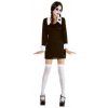 Dámsky kostým Wednesday Addams s pavúkom S