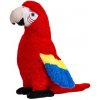 Beppe Maskot papouška ara červený 28 cm