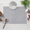 Biante Teflónové prestieranie na stôl TF-080 Obdĺžničky na sivom 35x45 cm