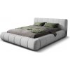 Wilsondo Manželská čalúnená posteľ s úložným priestorom Viglo 180x200 - svetlosivá