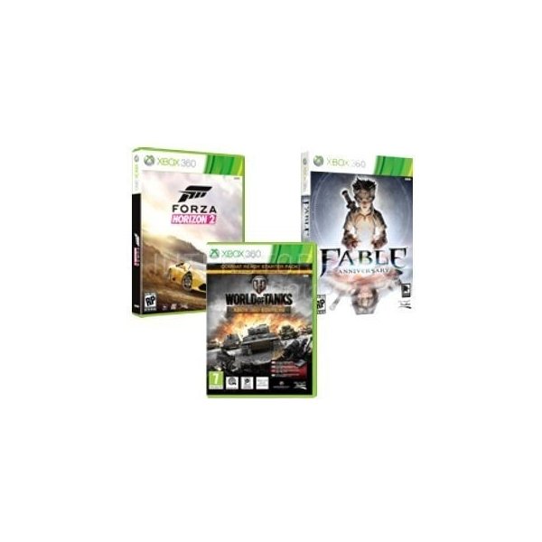 Hra na Xbox 360 Forza Horizon 2 + World of Tanks + Fable Anniversary