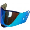 Modré irídiové plexisklo pre prilby LS2 FF805