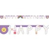 Girlanda happy birthday prasiatko Pepa Amscan