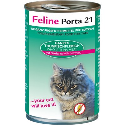 Feline Porta 21, 12 x 400 g - tuniak s morskými riasami