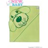 NEW BABY Dětská froté osuška pejsek 100x100 zelená