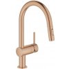 Grohe Minta Drezová batéria, vyťahovacia výpusť, kartáčovaná Warm Sunset 32321DL2