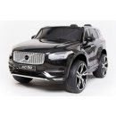 Beneo Elektrické autíčko Volvo XC90 čalúnené sedadlo 24 GHz Do kľúč 2 X motor dvojmiestne USB SD karta orginal licencia čierna