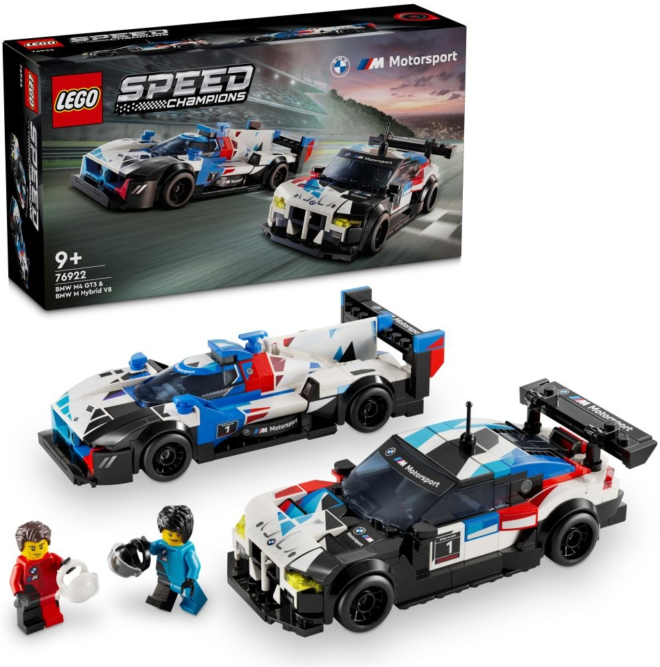 LEGO® Speed Champions 76922 Pretekárske autá BMW M4 GT3 a BMW M Hybrid V8