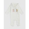 GAP Baby overal s logom Biela Biela