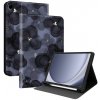 VSETKONAMOBIL 133269 ART Zaklápacie puzdro pre Samsung Galaxy Tab A9 / Galaxy Tab A11 INK BLUE FLOWERS