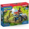Schleich Útek pred Velociraptorom na štvorkolke 41466