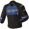 Textilní bunda na motorku RST Tractech Evo D3O černá/modrá vel. 46