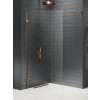 New Trendy Avexa Copper Brushed stena sprchového kúta walk -in 50 cm medená brúsený/sklo priehľadné EXK-7142