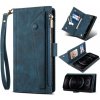 Peňaženkové kožené puzdro Retro Frosted Horizontal na Motorola Moto E20 / E30 / E40 - Deep Green