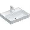 Villeroy & Boch Collaro Umývadlo 60x47 cm, s prepadom, otvor na batériu, alpská biela 4A336001