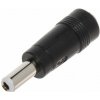 Redukcia pre DC zdroje, konvertuje 2.1mm DC jack na 2.5mm - rovná