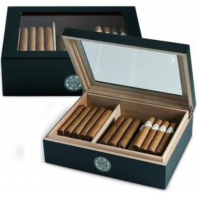 GASTRO humidor na cigary Egoist 25 Glass - Black