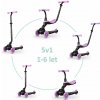 QPLAY Kolobežka / odrážadlo Sema Evo s LED svetlami Violet, vek 1 - 6 rokov, do 50 kg
