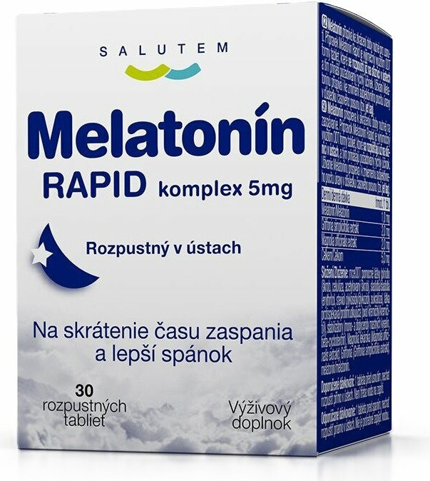 Salutem Pharma Salutem Melatonin RAPID komplex 5 mg 30 tabliet