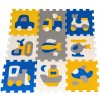 Inlea4Fun Penová podložka puzzle 9 kusov CLASSIC SERIES vozidlá