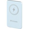 Verbatim Charge 'n' Go, 5000 mAh, Lítium polymér (lipo), Quick Charge 3.0, Bezdrôtové nabíjanie, Modrá