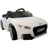 Detské elektrické autíčko MEGACAR AUDI TT RS, 2 x 35W, 12V, biele (detské elektrické autíčko )