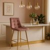 Barová stolička ARIEL, ružová