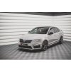 Maxton Design spoiler pod přední nárazník ver.3 pro Škoda Octavia RS Mk3 Facelift, černý lesklý plast ABS