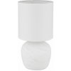 Globo Lighting Marble stolová lampa 1x40 W biela 21739W
