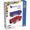 Magnetická stavebnica MAGNA-TILES® Autíčka 2 ks fialová/červená