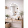 Baltica Design Stone Fluid zrkadlo 55x92 cm s osvetlením zlatá 5904107932729