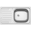 Nerezový drez Sinks CLASSIC 760 M 0,5 mm matný PRAVÝ