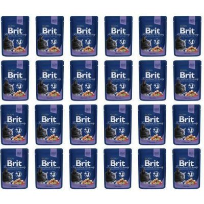 BRIT Premium Cat Adult s treskou 24 x 100 g