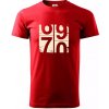 Tachometer 70 - Klasické pánske tričko vyššej gramáže - 4XL ( Červená )