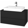 Dreja Kúpeľňová skrinka MODULE SZZ2 80 umývadlo Glance - L03 Antracit vysoký lesk / L03 Antracit vysoký lesk