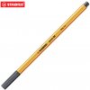 Liner STABILO point 88 tmavo šedý