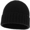 Pánska zimná čiapka z merino vlny čierna