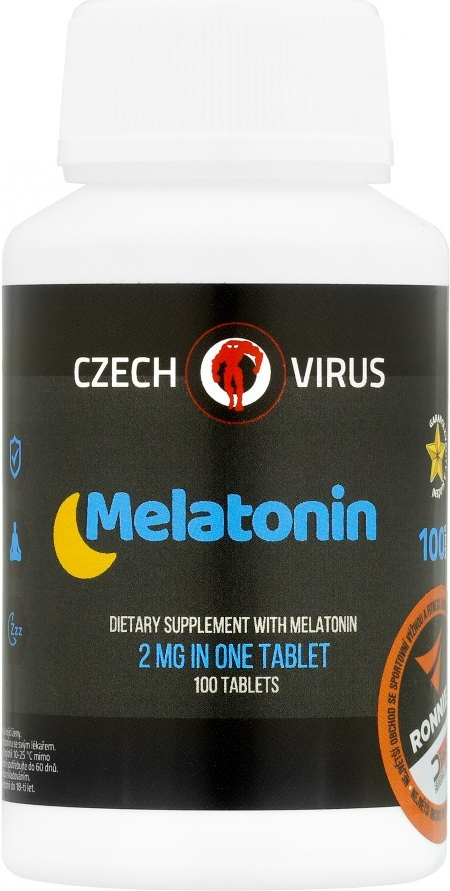 Czech Virus Melatonin 100 tabliet od 10,2 € - Heureka.sk
