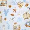 Dekoračná látka s morskými motívmi 1 m