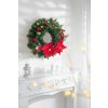 Kvet MagicHome Vianoce, Poinssetia, červená, 24 cm, veľkosť kvetu: 24 cm