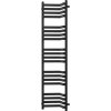 Mexen Loop, kúpeľňový radiátor 1600 x 375 mm, 837 W, čierna, W129-1600-350-00-70