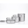 Sada riadov Keith Titanium Titanium pot and Pan Cook Set 3-Piece Farba: sivá