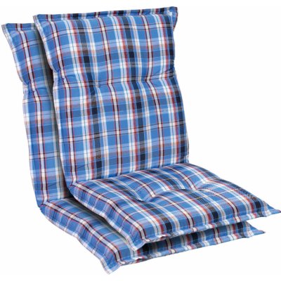 Blumfeldt Prato, čalúnená podložka, podložka na stoličku, podložka na nižšie polohovacie kreslo, na záhradnú stoličku, polyester, 50 × 100 × 8 cm, 2 x čalúnenie (CPT10_10231693-2_)