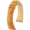 Kožený remienok Hirsch London L 04307075-1, hnedý, aligátorová koža, dĺžka L, Quick Release 19 mm