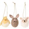 Ib Laursen Závesná veľkonočná dekorácia Chicken / Bunny / Sheep Ovečka