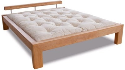 Futons WOOD 02 natural adler bed z jelše Svetle biela