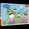 Trefl Puzzle Peppa Pig - Aktívny deň / 24 dielikov MAXI