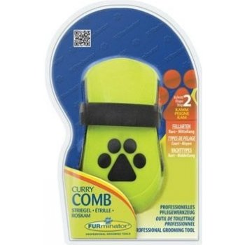 Furminator Curry Comb masážna kefa 11 cm