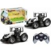 LeanToys Dálkově ovládaný traktor RC 2.4G Zvuky Bílý