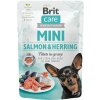 Brit Care Dog kapsička Mini Sterilised Salmon & Herring fillets 85 g